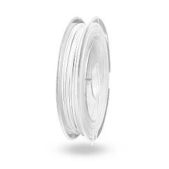 Тросик Ювелірний Сталь 0.6мм/10м, Білий Дим, 0.6мм, близько 10м/котушка