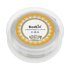 Дріт Сталевий 0.1мм/800м, Срібло, 0.1мм, близько 800м/котушка