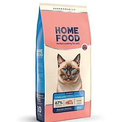 Home Food (Хом Фуд) - сухий гіпоалергенний корм для дорослих котів(Морський коктейль) 1.6 кг