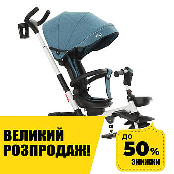 Велосипед триколісний з батьківською ручкою (складний) TILLY FLIP T-390/1 Зелений Акція до 19.10