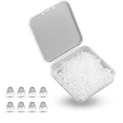 Заглушки Пластик, Безбарвний, 4х4мм, Отвір 1мм, близько 1000шт/упак