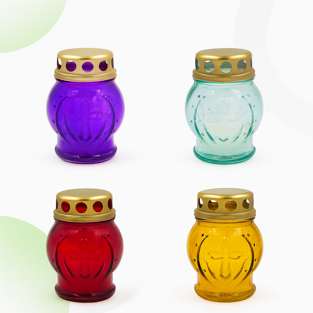 Лампада скло Маленьке, 8 годин, комплект 28 шт., фото 1