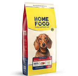 Home Food (Хом Фуд) - беззерновой сухий корм для дорослих собак дрібних порід (Качка/Індичка) 1.6