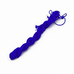Шнур Нейлоновий для Рукоділля, Синій, 1мм, близько 24м/зв'язка