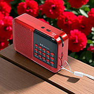 Портативний радіоприймач з підтримкою MP3 та FM-радіо BKK S61, фото 4