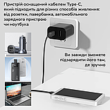 Екран для селфі на телефон RIAS RK-40A Ultra 4.0" з магнітним кріпленням та Bluetooth White (3_07116), фото 5