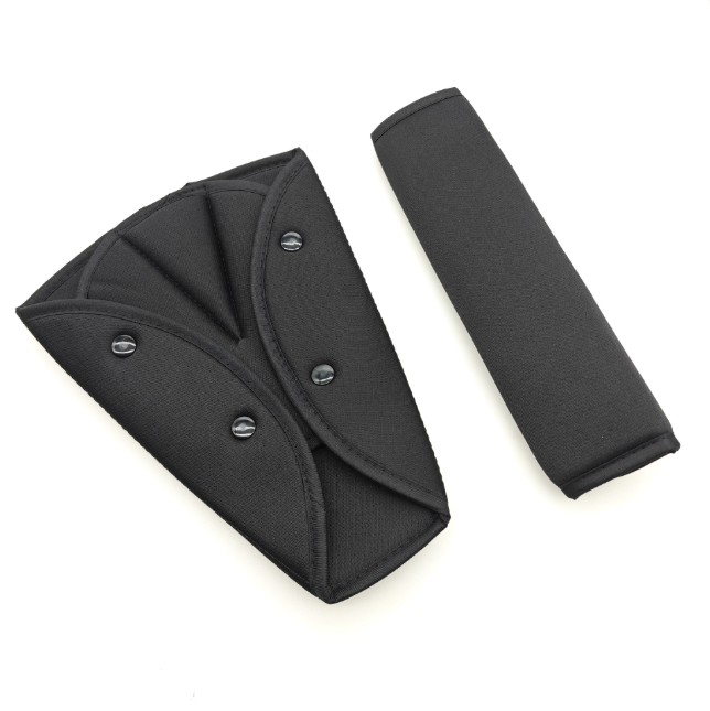 Адаптер і подушка для ременів безпеки, комплект колір чорний (13142), фото 1