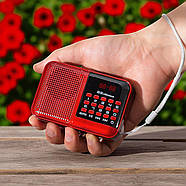 Портативний радіоприймач з підтримкою MP3 та FM-радіо BKK S61, фото 3