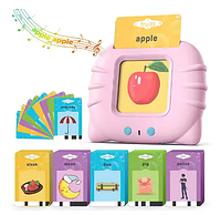 Мини-планшет розовый игрушка для изучения аглийского языка на 255 карточек (510 СЛОВ И ЗВУКОВ)