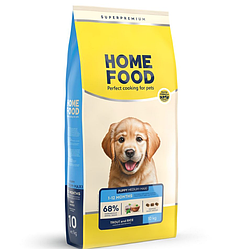 Home Food (Хом Фуд) - сухий корм для цуценят середніх і великих порід (форель з рисом і овочами) 1.6 кг