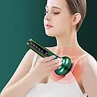 Вакуумний масажер антицелюлітний, 12 режимів, USB, Зелений / Акумуляторний масажер від целюліту, фото 2