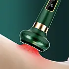 Вакуумний масажер антицелюлітний, 12 режимів, USB, Зелений / Акумуляторний масажер від целюліту, фото 6