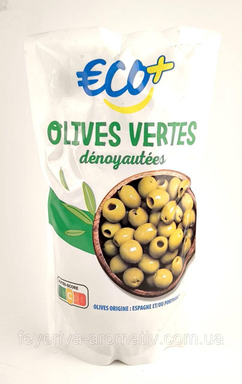 Оливки зелені без кісточки Eco+ 700 г, фото 1