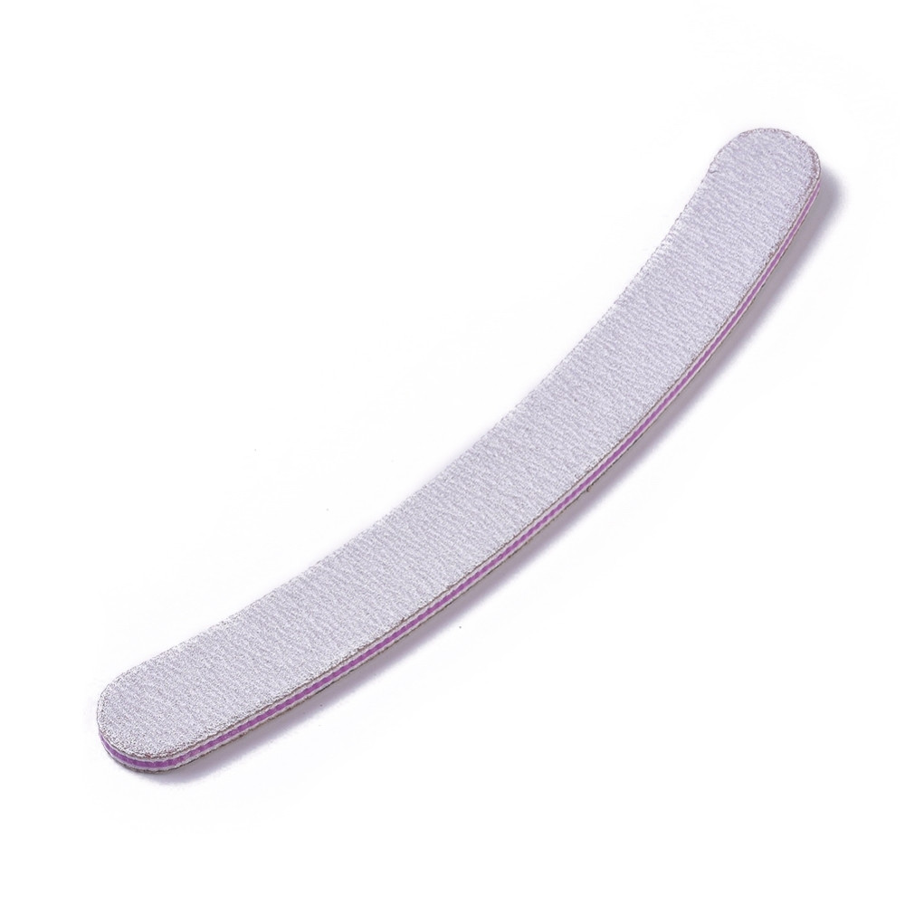 Пилка для Нігтів Banana 100/180, 2-х Стороння, 180х20х5см, Сірий, 1 шт, фото 1