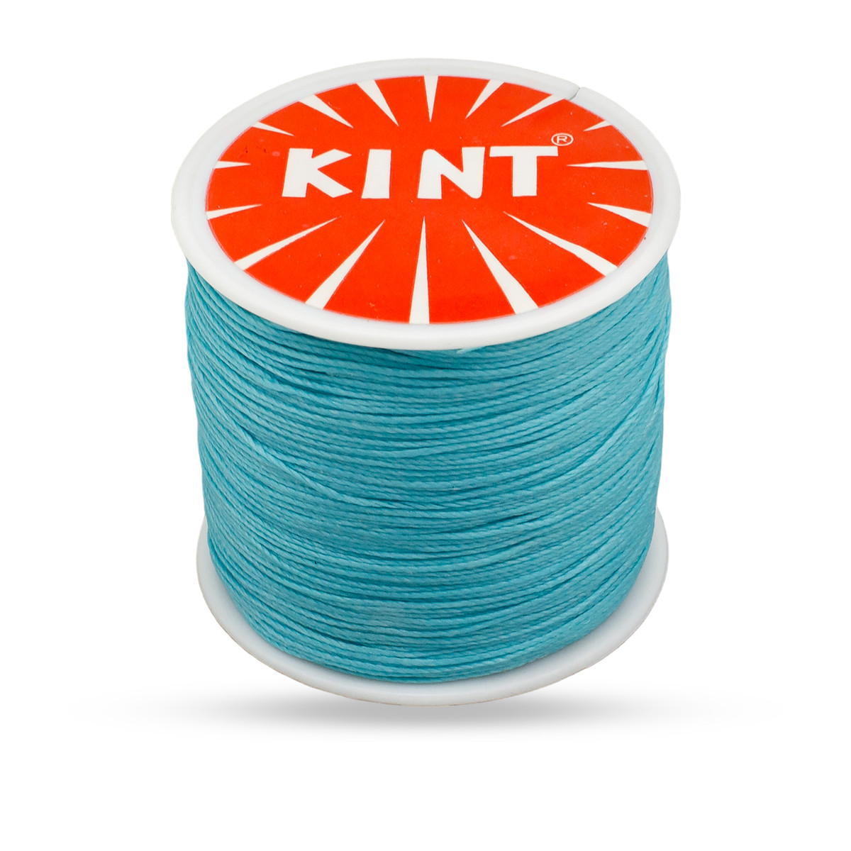 Шнур Вощений Поліестер для плетіння, Макраме та біжутерії, Темний Ціан, 0.5мм, близько 106м/котушка, фото 1