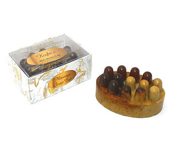 Масажне мило "Кава з молоком"