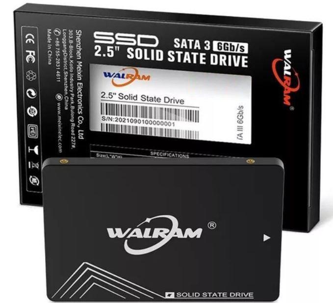 SSD диск 512Gb WALRAM (564-532Мб/с) 3D NAND TLC SATA3, фото 1