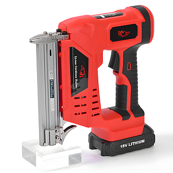 Електричний степлер-цвяхопістолет F30 для цвяхів 30 мм з акумулятором і кейсом
