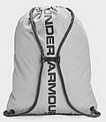 Рюкзак-мішок Under Armour Ozsee Sackpack 16L спортивна сумка-рюкзак зі шнурками, сірий, 1240539-011 (28x44 см), фото 2
