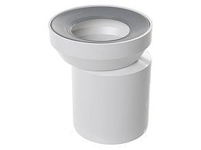 Коліно для унітазу ексентрик АБУ (W010) Ø110 мм L=150 мм