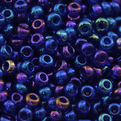 Бісер 34070 Чеський Preciosa 10/0, Ірис I, Синій, Круглий, 50 г, фото 1