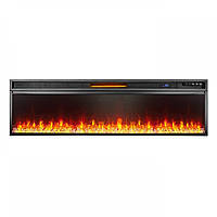 Электрокамин с обогревом и эффектом пламени декоративный Royal Flame Vision 60 LED черный универсальный