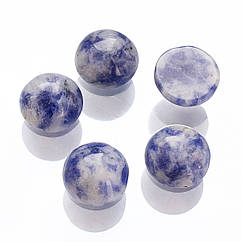 Кабошони Натуральна Яшма, Напівкруглі, Синій, 8x4мм, 5 шт