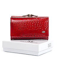 Жіночий шкіряний гаманець FEW214 red.Купити шкіряний гаманець гуртом і в роздріб в Україні.