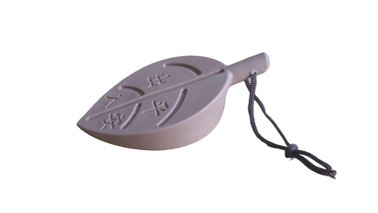 Силіконовий стопор для дверей у формі листка (з мотузочкою) (03254/2), фото 1