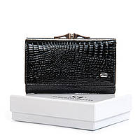 Жіночий шкіряний гаманець FEW214 black.Купити шкіряний гаманець гуртом і в роздріб в Україні.