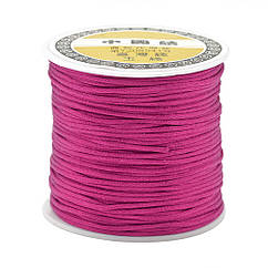 Шнур Нейлоновий Атласний, Фіолетово-червоний, 1мм, 70м/котушка