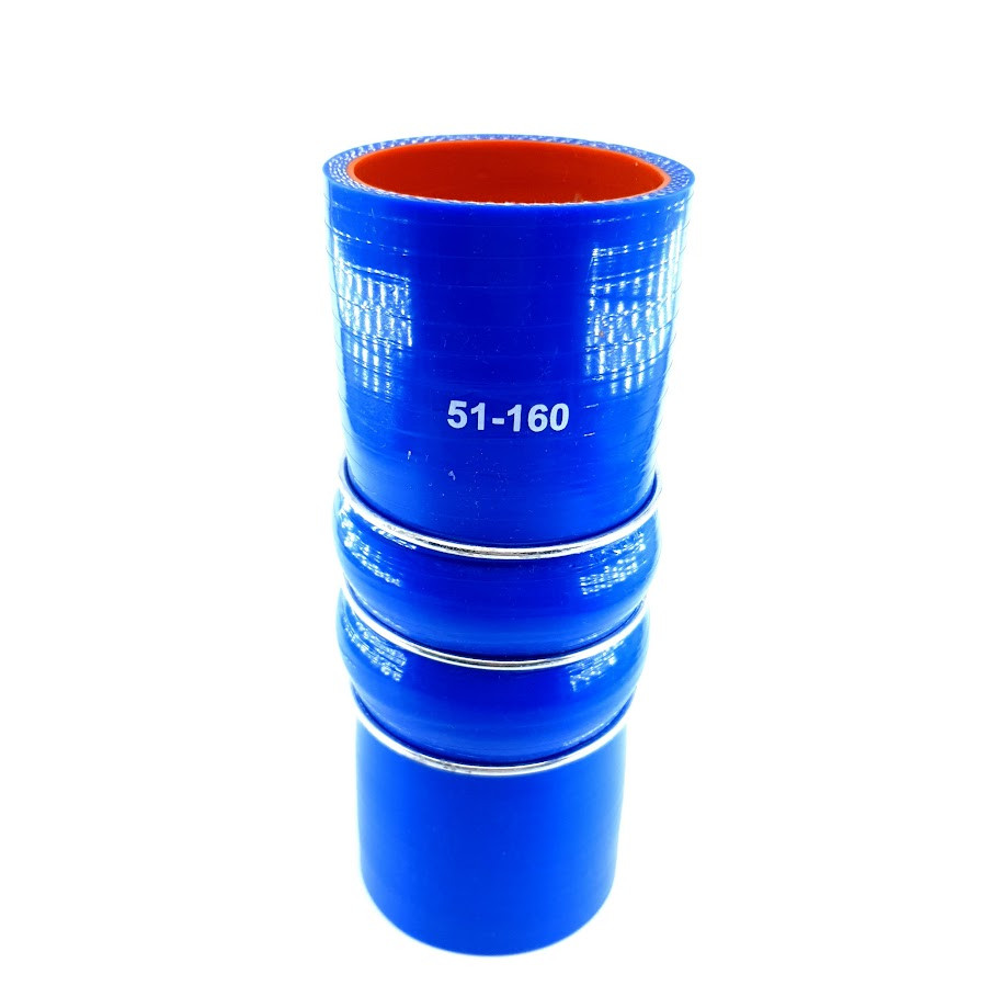 Патрубок демпфер з кільцями L160 ф51 ПДК-51-160