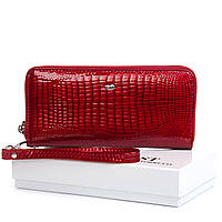 Жіночий шкіряний гаманець FEW38  red.Купити шкіряний гаманець гуртом і в роздріб в Україні.