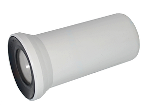 Патрубок для унітазу АБУ прямий (W250) Ø110 мм L=205 мм