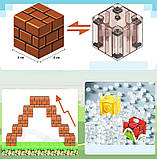 Конструктор магнітний Minecraft Magnetic Cube "Сакура біля озера Ерхай" 224 кубика, фото 8