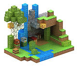 Конструктор магнітний Minecraft Magnetic Cube "Водоспад у джунглях" 300 кубиків, фото 4