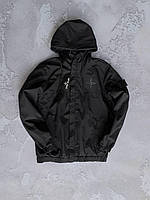 Чоловіча вітрівка Stone Island чорного кольору
