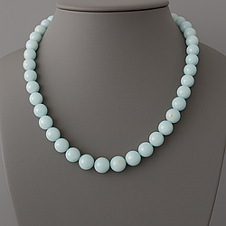 Ларімар Ø8 намисто, 0566ОЛ