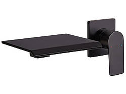 Змішувач для сучасних інтер'єрів APONWAO, чорний колір