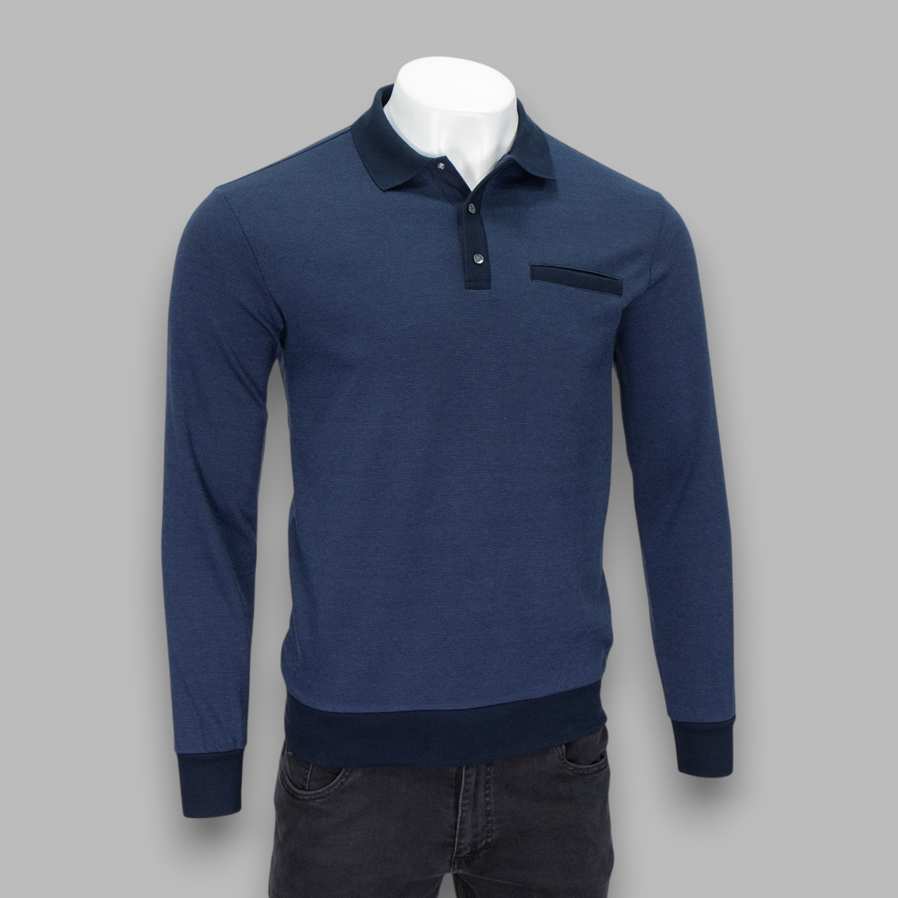 Реглан чоловічий Tony Montana PIN-1047 LACI/INDIGO 70% бавовна 30% поліестер M(Р), фото 1