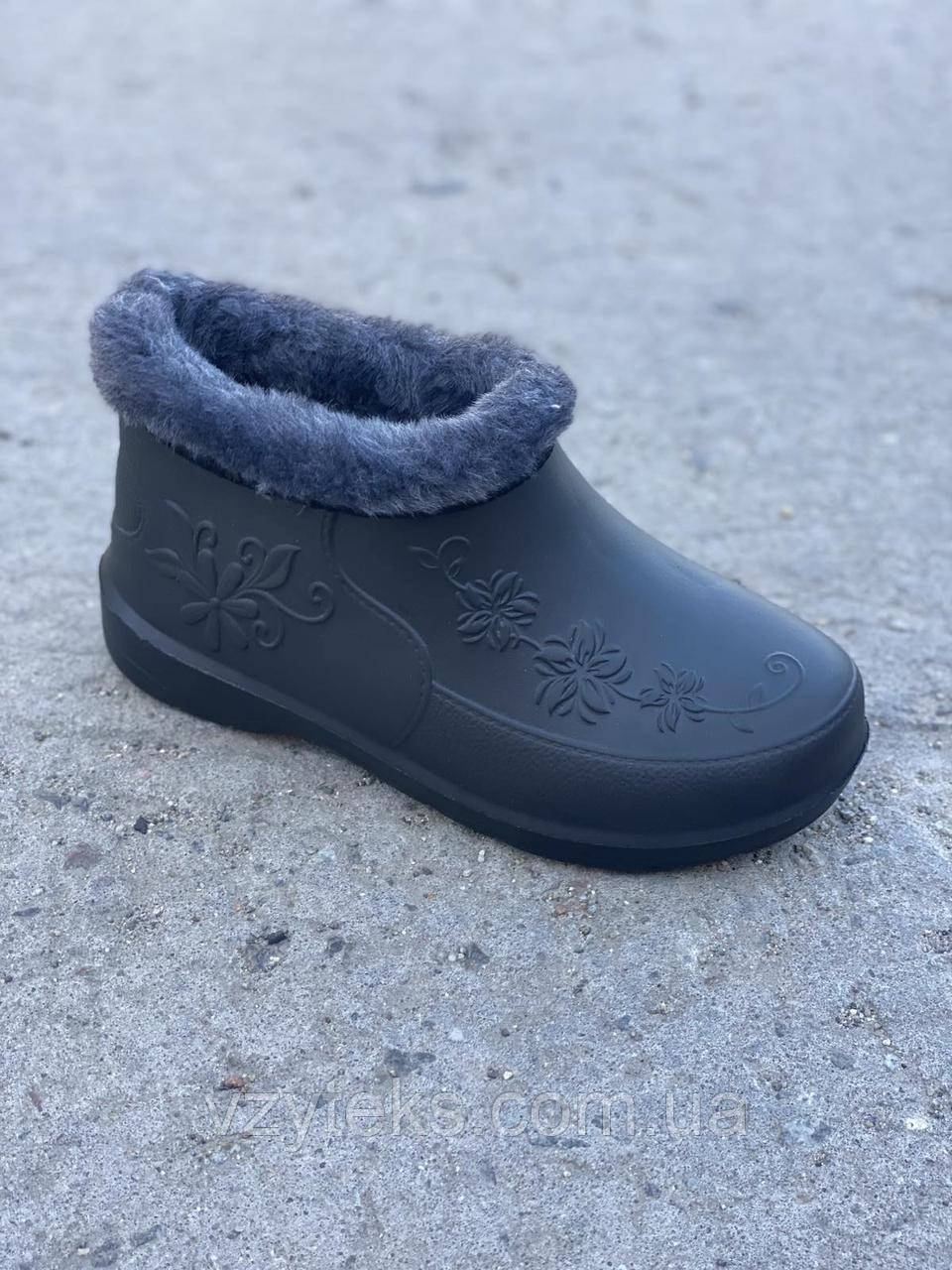 Галоші жіночі утеплені оптом, фото 1