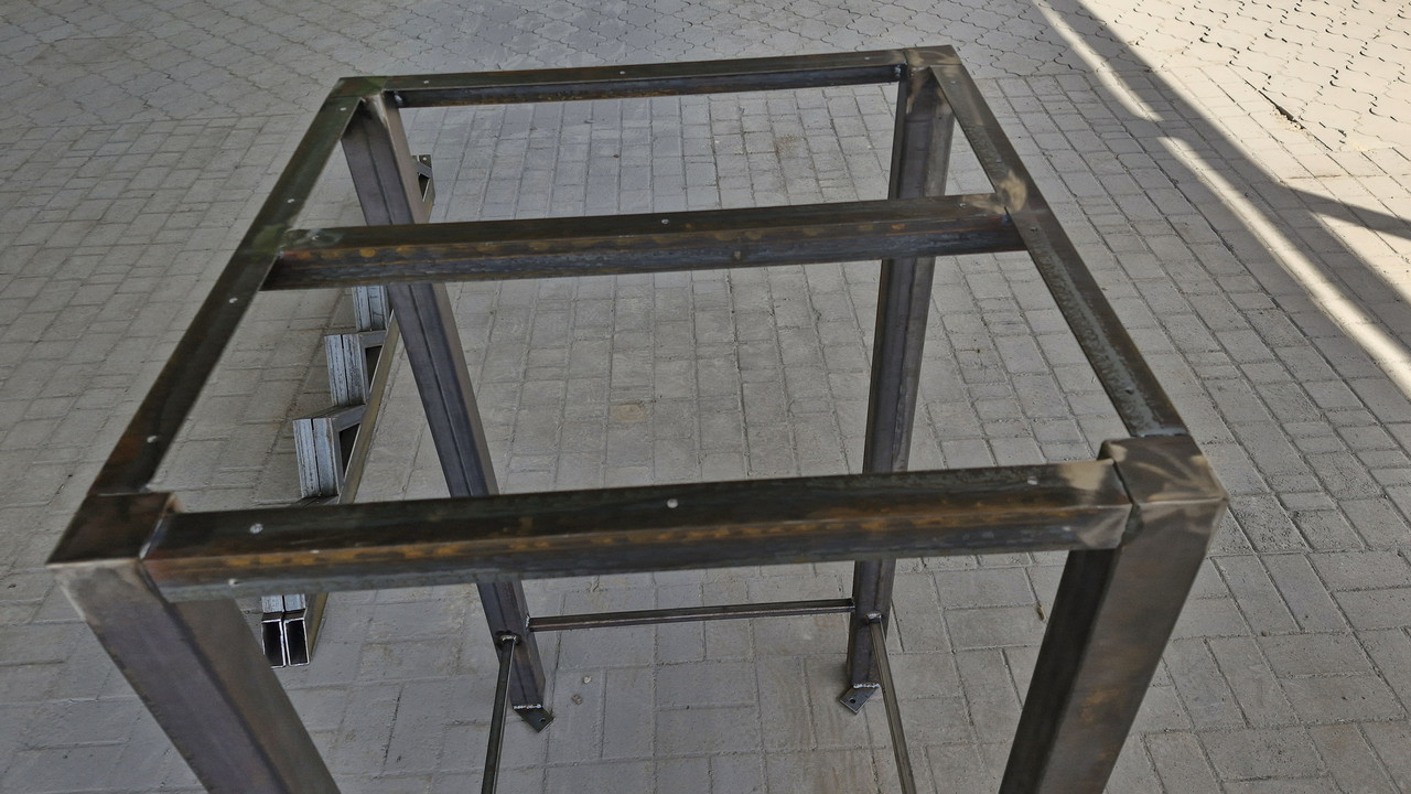 Майданчик металевий для сходів в будинок, фото 1