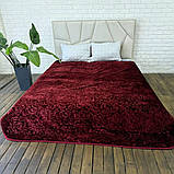 Плед покривало однотонний з тісненням 210*230 см, фото 9