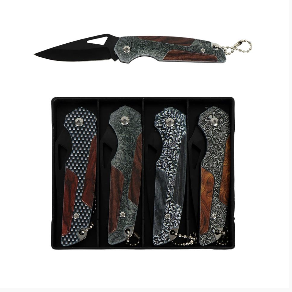 Ніж складаний кишеньковий з ланцюжком 16 см (9 см) (KA122)