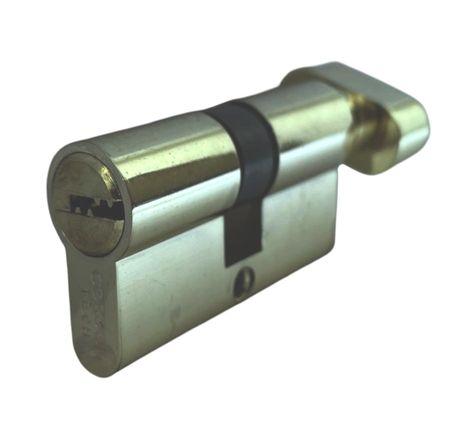 Циліндр CordonTech ZM 80-C-G золото ключ-вороток, фото 1