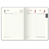 Щоденник датований BUROMAX 2026, ф.A5 BRAVO, синій, штуч. шкіра/поролон, фото 8