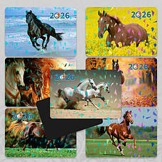 Вінілові голографічні магніти 2026 рік Коня