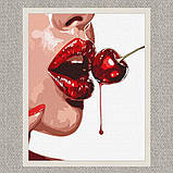 Картина за номерами Соковита вишня 30*40 см Ідейка KHO 8460, фото 2