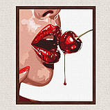 Картина за номерами Соковита вишня 30*40 см Ідейка KHO 8460, фото 3