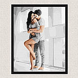 Картина за номерами Люди. Пара в обіймах 40*50 см Ідейка KHO 8515, фото 4